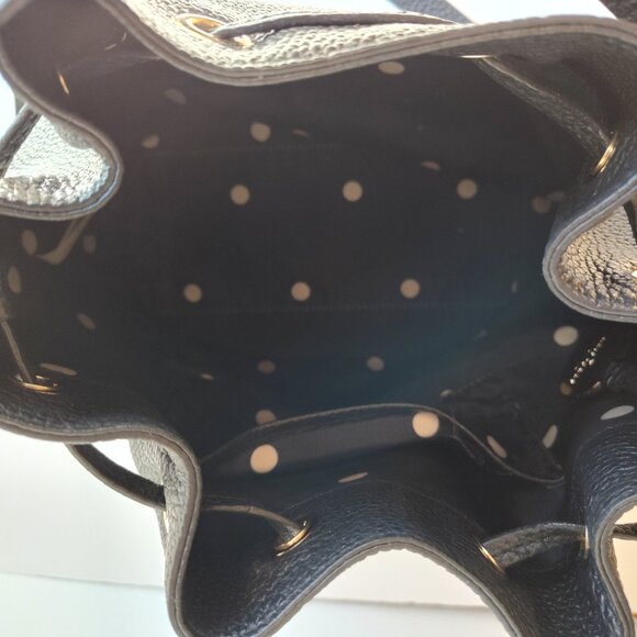 Kate Spade Black Leather Bucket Bag - Picture 6 of 7